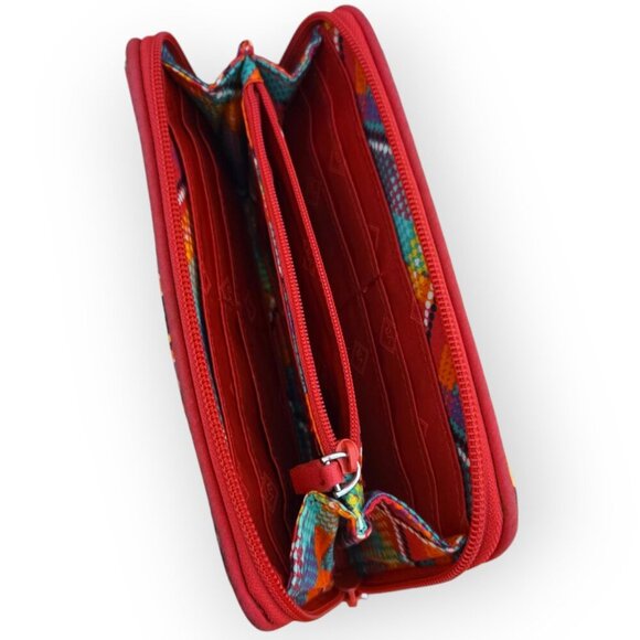 Vera Bradley “Rhumba” Quilted Zip-Around Wallet - Picture 3 of 6